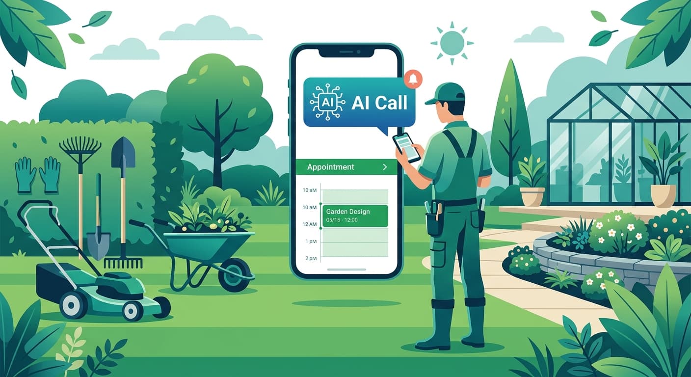 AI Receptionist for Landscaping Companies: Handle Spring Rush Without Missing a Call