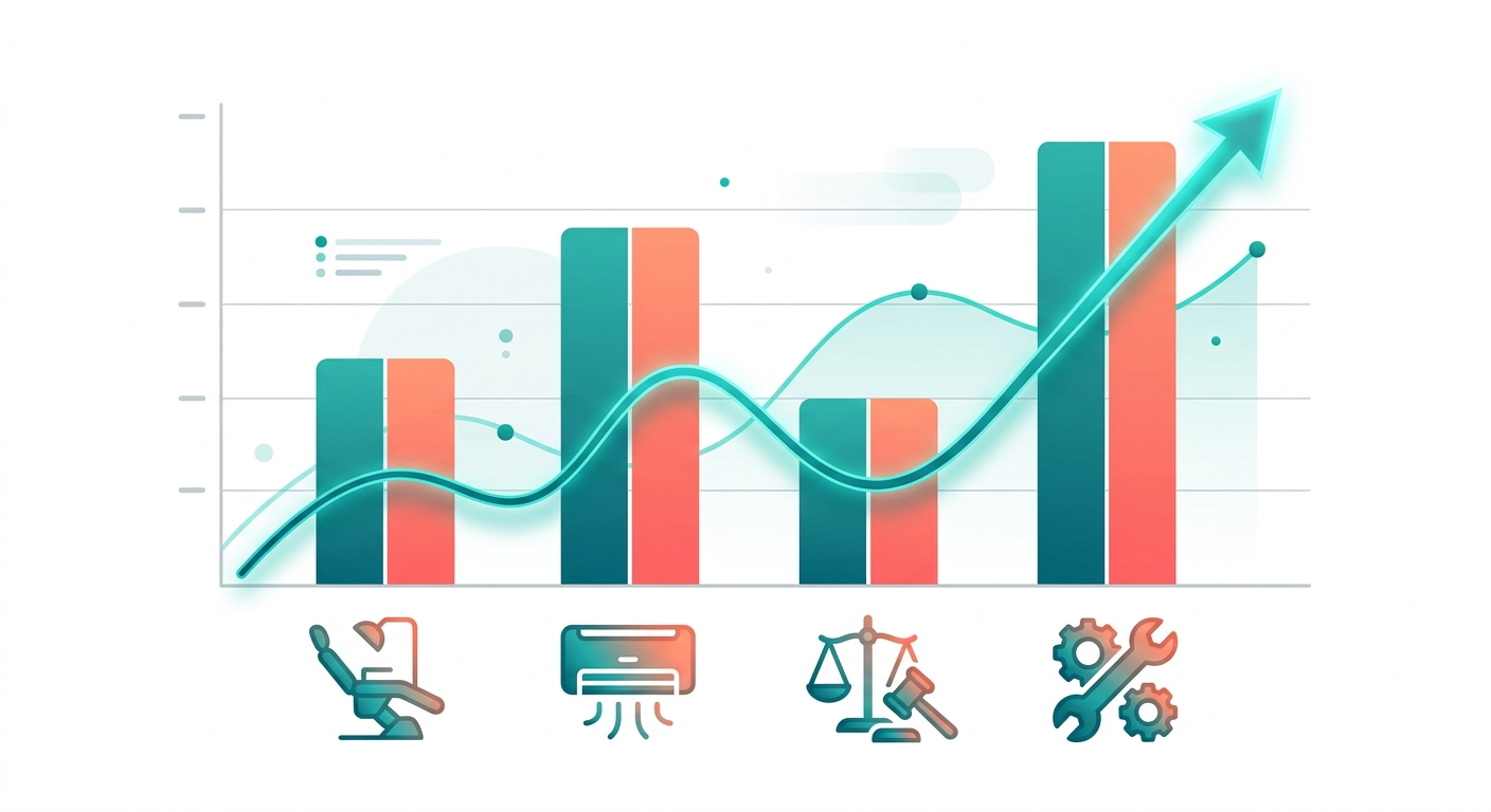 AI phone call conversion rate benchmarks by industry